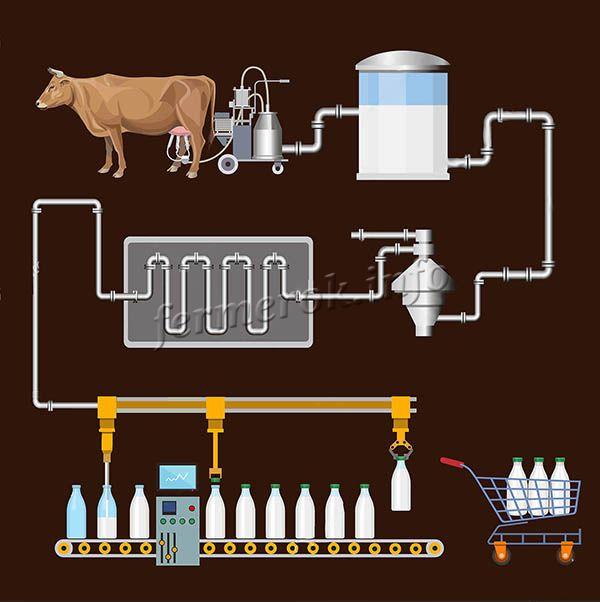 Пастеризация молока на предприятиях
